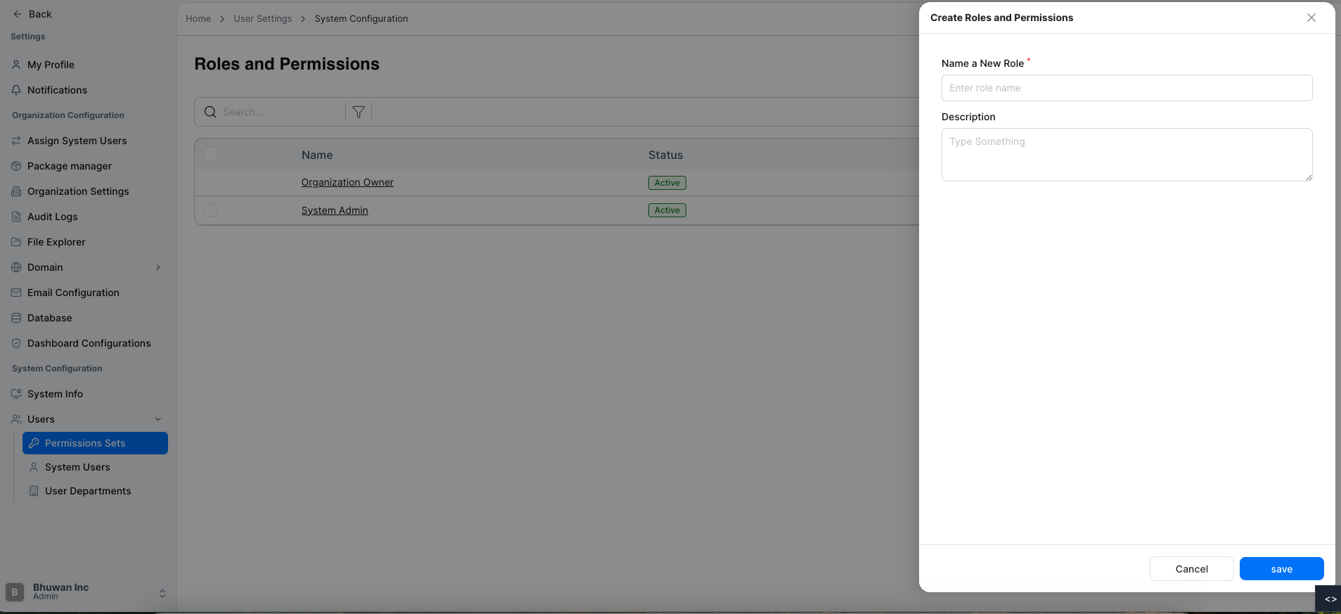 Create Permission Set