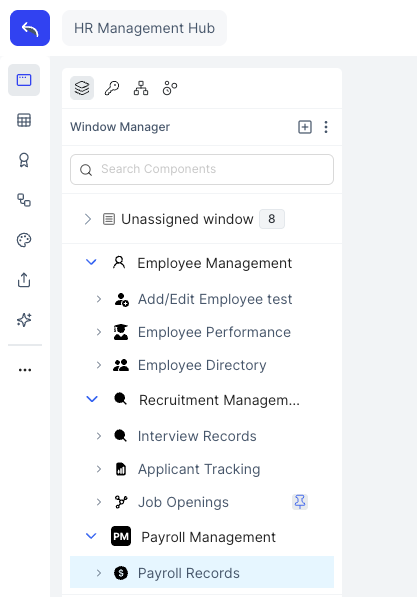 All menus and windows overview