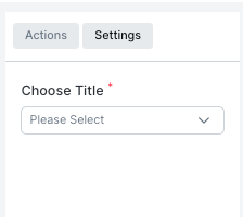 Accordion view settings